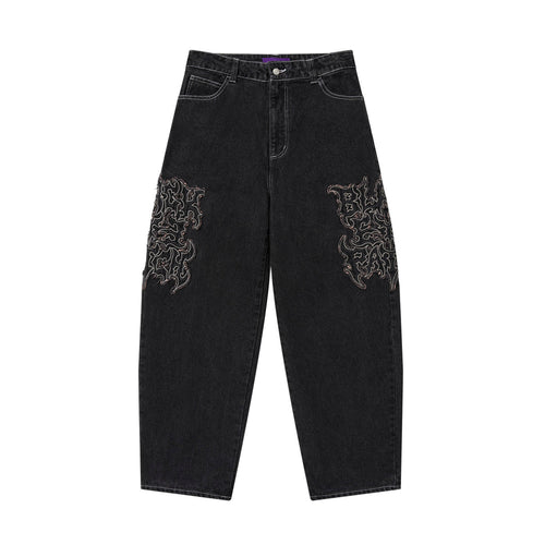METAL LOGO EXTRA BAGGY JEANS