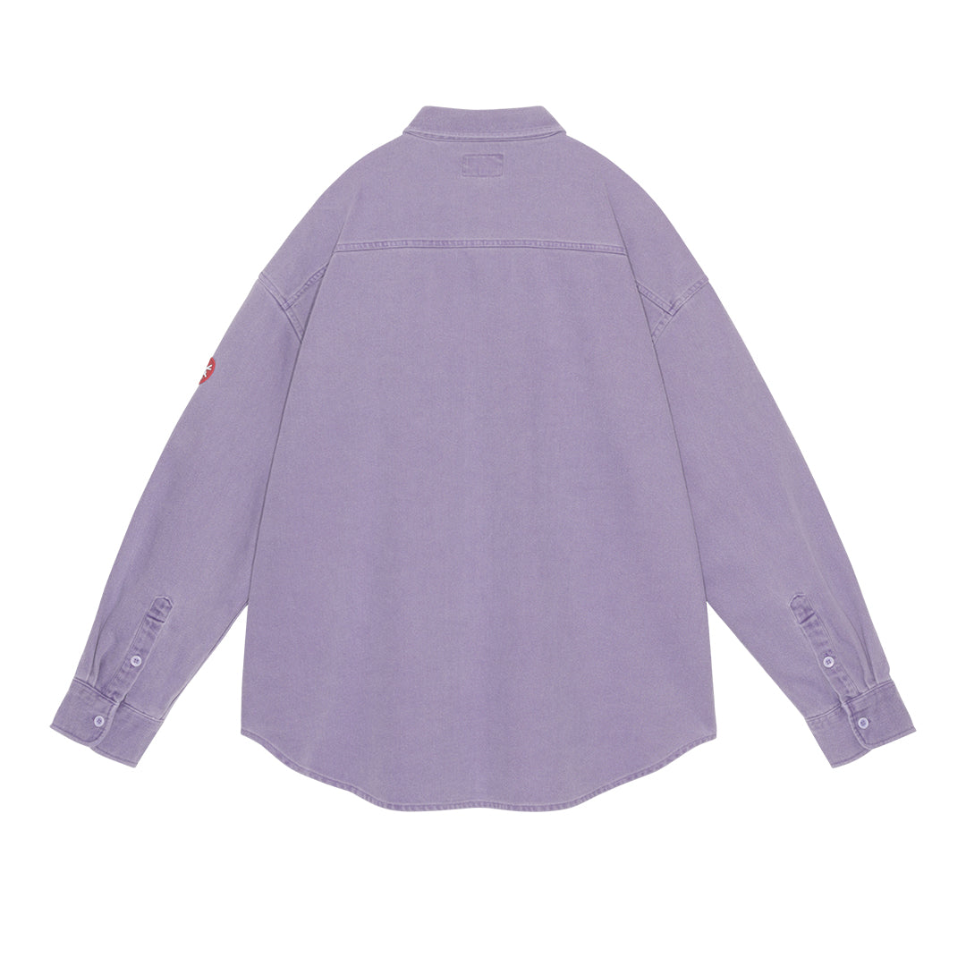 OVERDYE COTTON TWILL BIG SHIRT