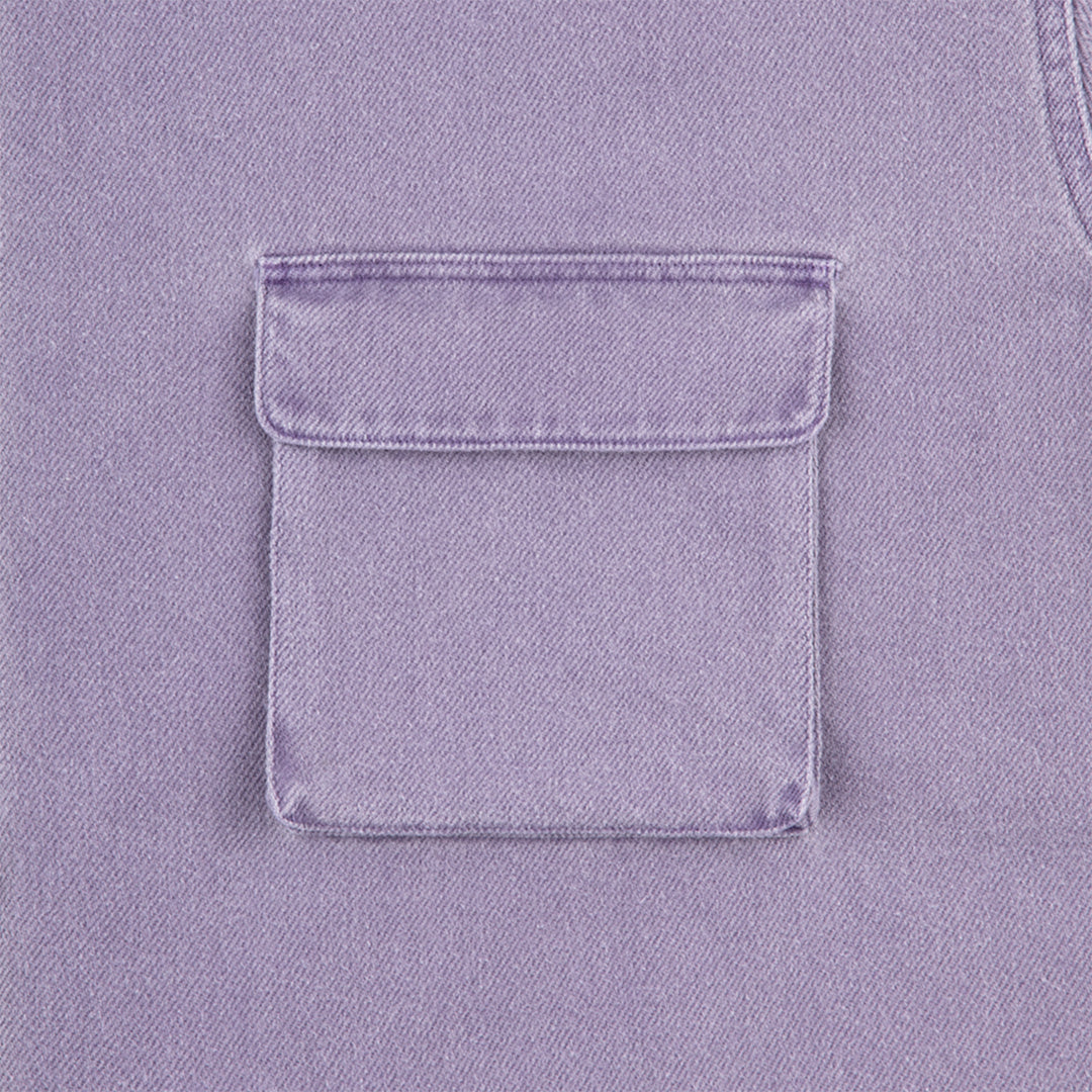 OVERDYE COTTON TWILL BIG SHIRT