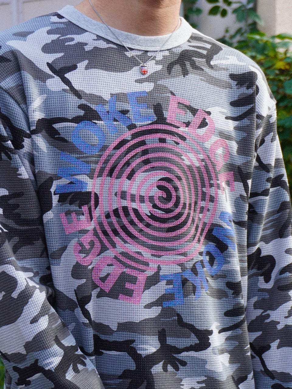 HYBRYDS × WOKE EDGE  Circle Logo Thermal Long Sleeve(送料無料対象外)
