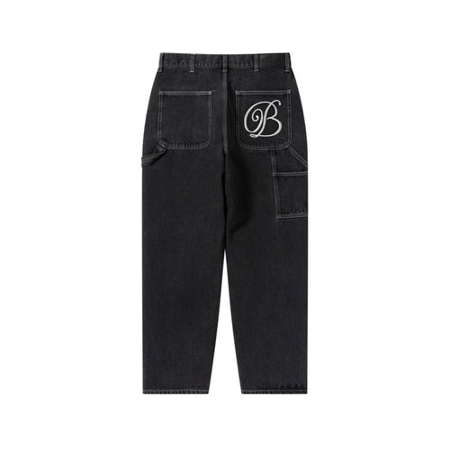 Black Eye Patch B EMBLEM DOUBLE KNEE DENIM PANTS ブラックアイパッチ