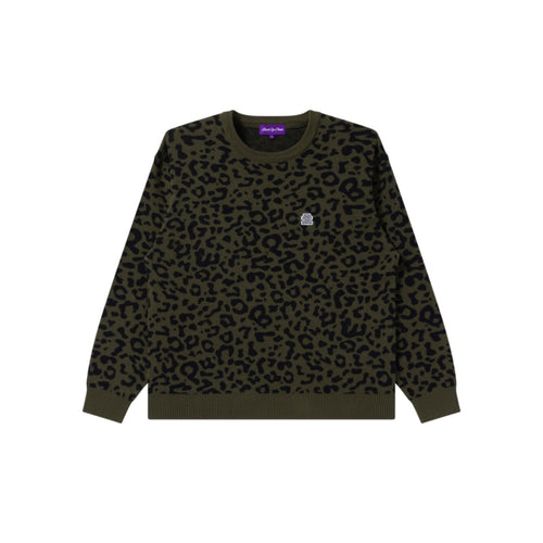 Black Eye Patch OG LABEL LEOPARD KNIT SWEATER ブラックアイパッチ