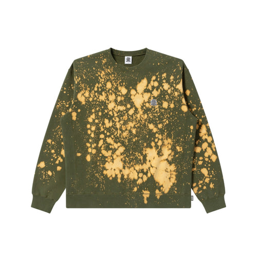 SMALL OG ACID SPLATTERED CREW SWEAT