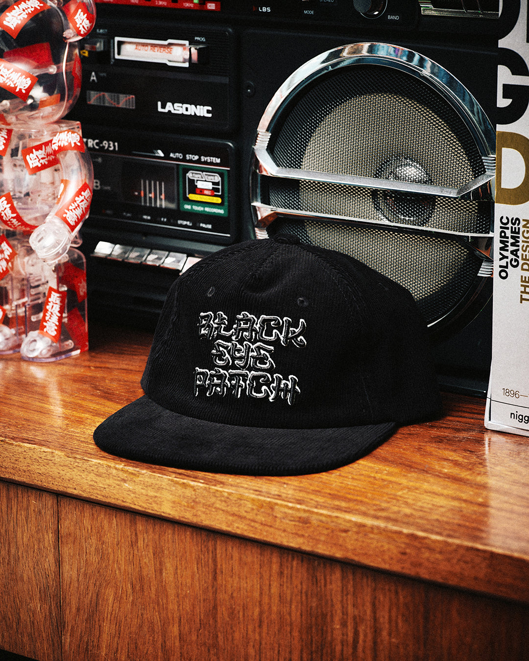 KANJI LOGO CORDUROY CAP