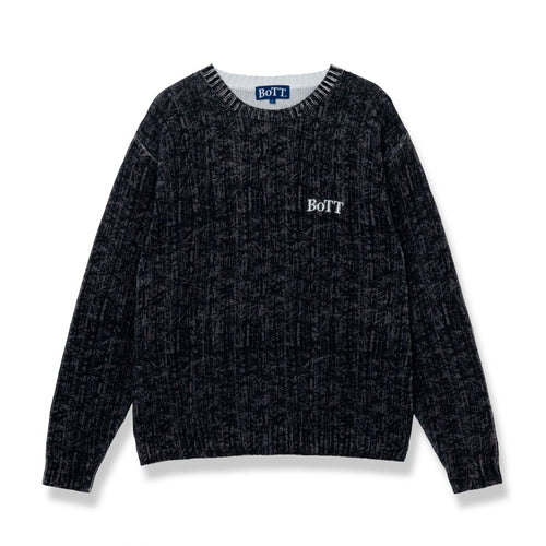 BoTT  Bamboo Camo Printed Sweater (Black) ボット