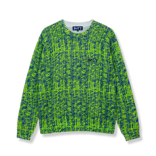 BoTT  Bamboo Camo Printed Sweater (Lime) ボット