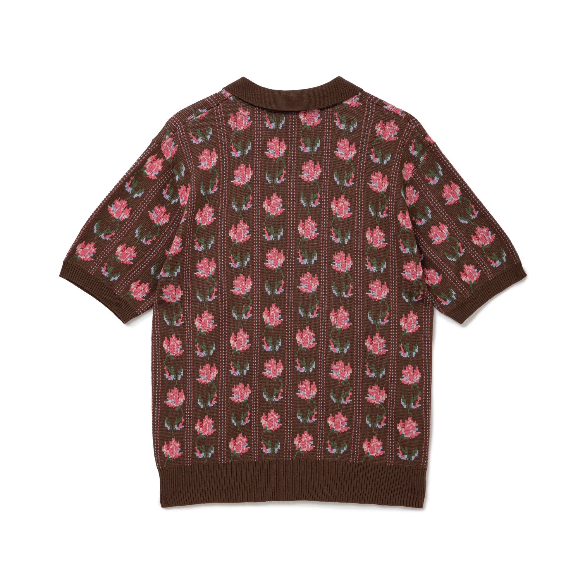 Flower S/S Knit Polo