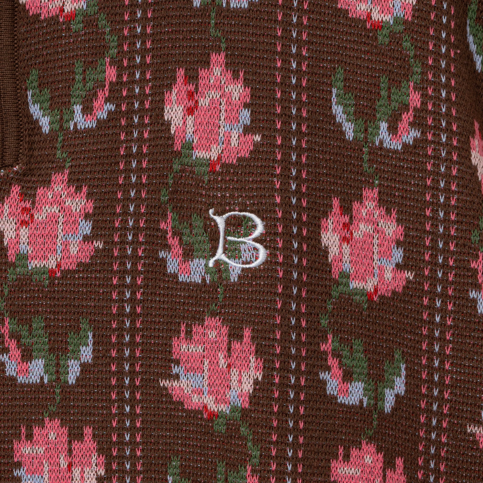 Flower S/S Knit Polo