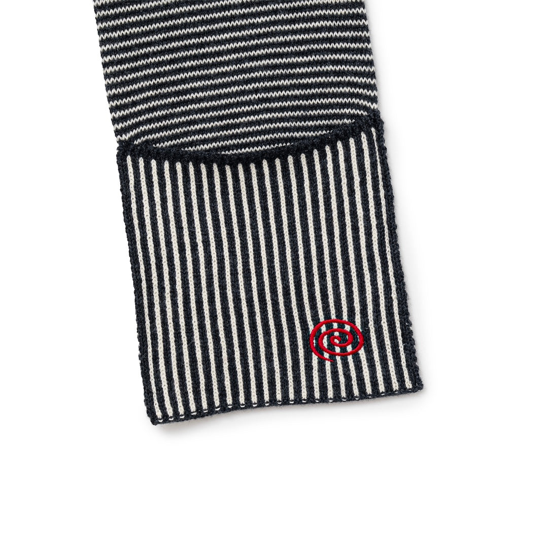 Knitted Border Scarf