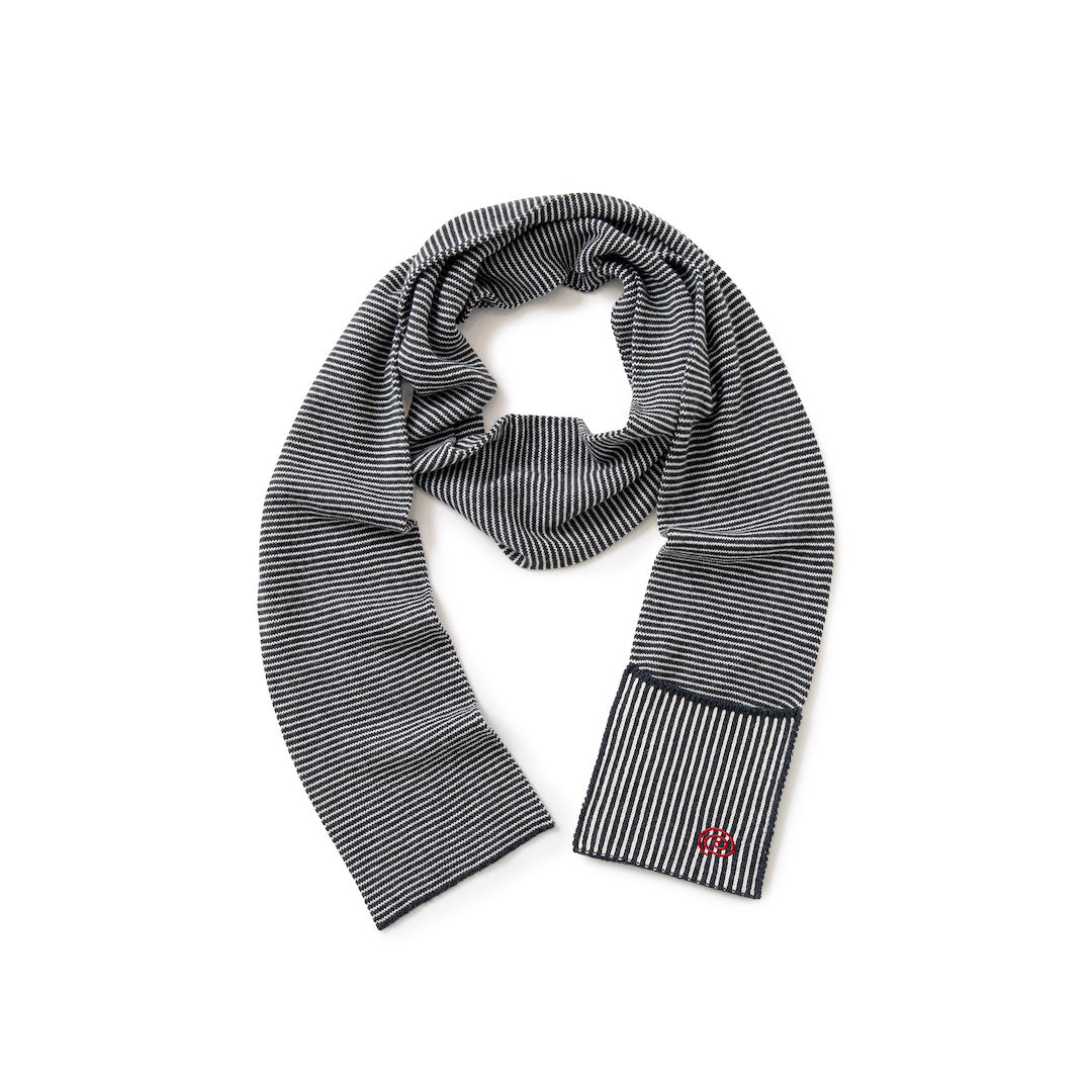 Knitted Border Scarf