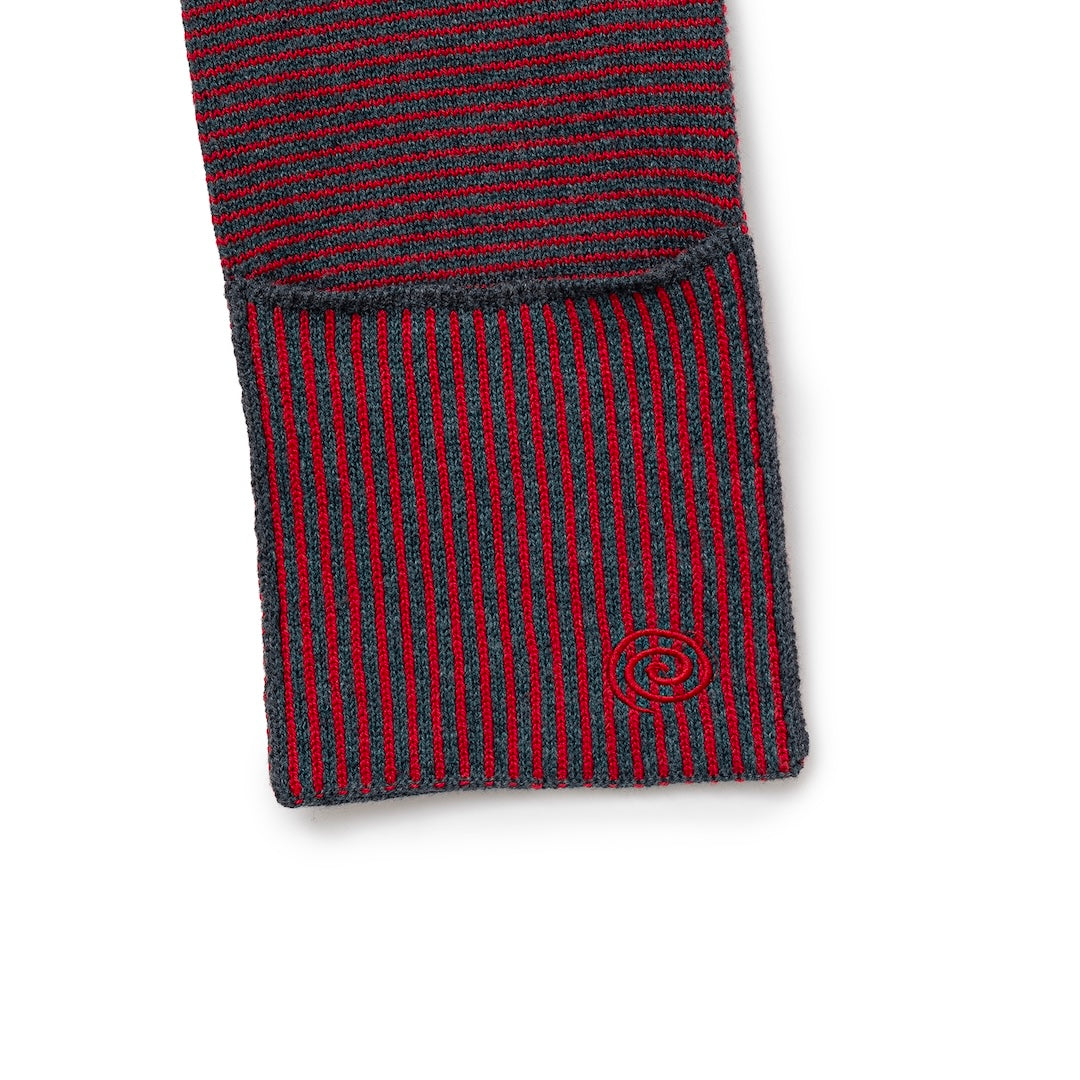 Knitted Border Scarf