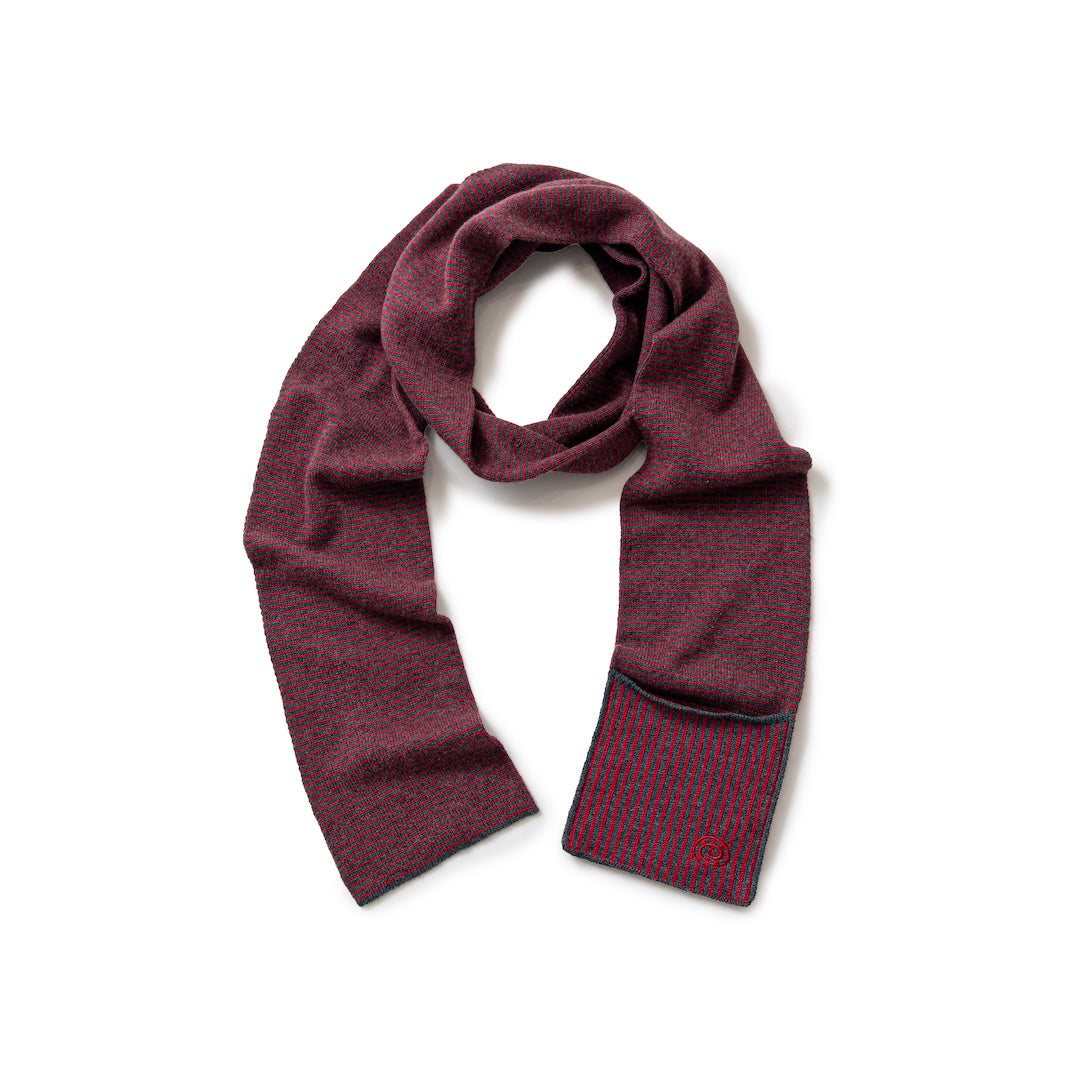 Knitted Border Scarf