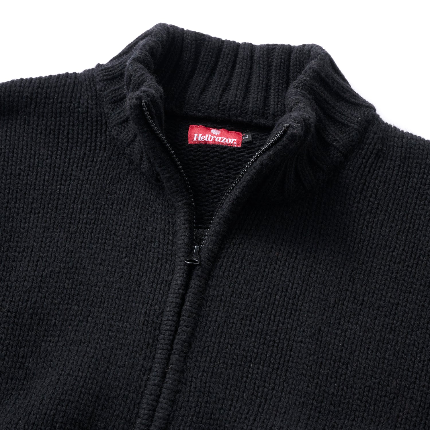LOGO FULL ZIP KNIT