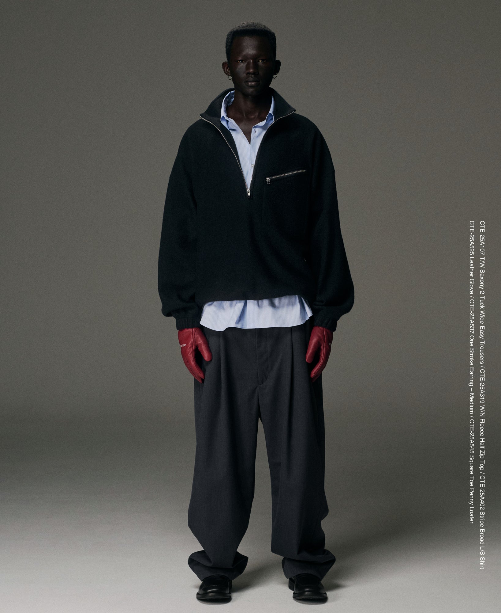 W/N Fleece Half Zip Top