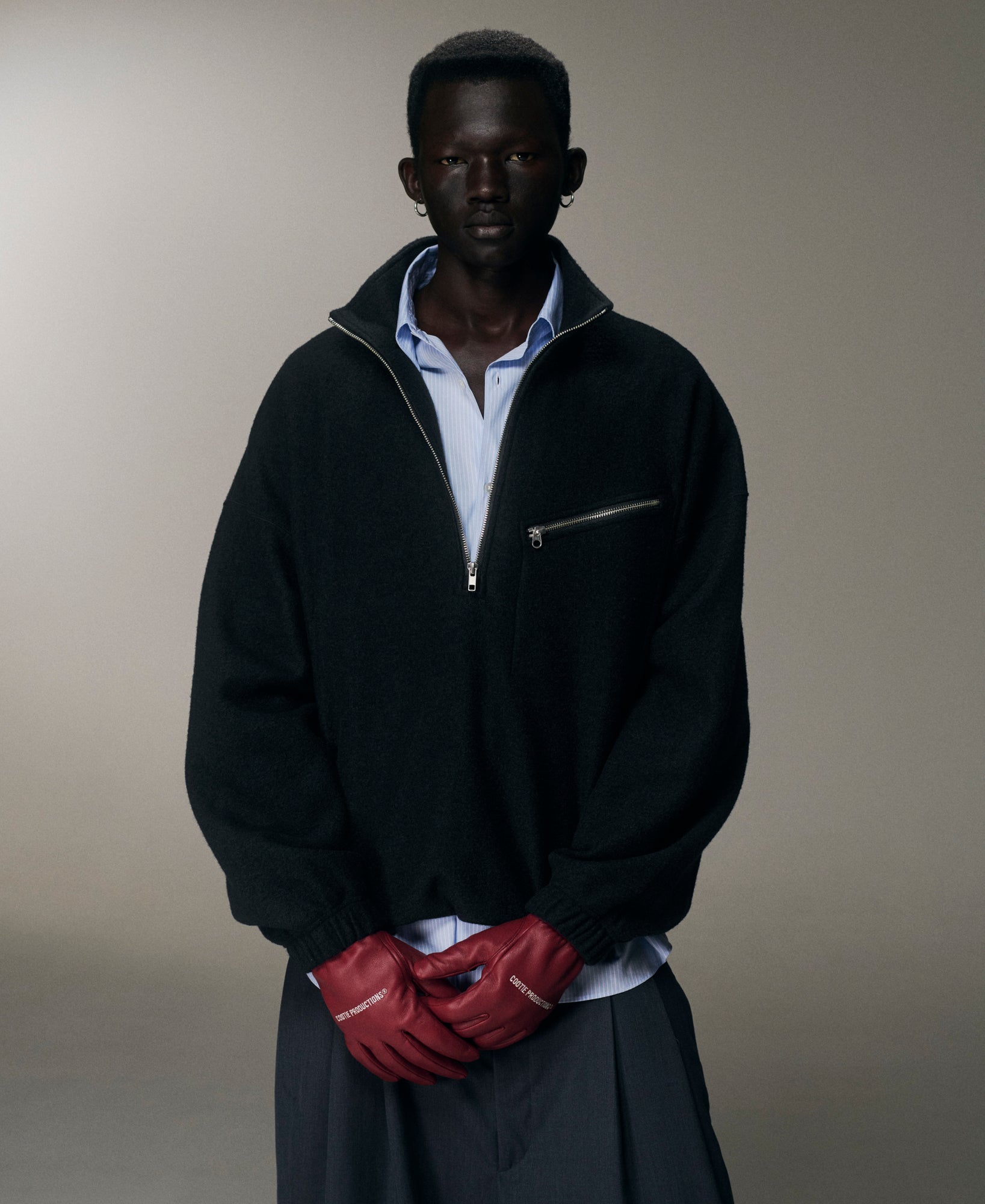 W/N Fleece Half Zip Top