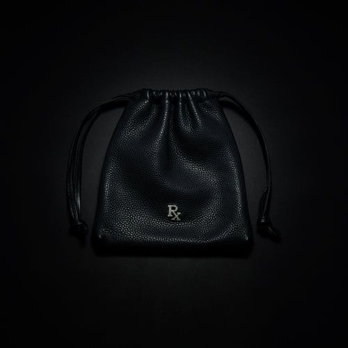 Laeather Drawstring Bag