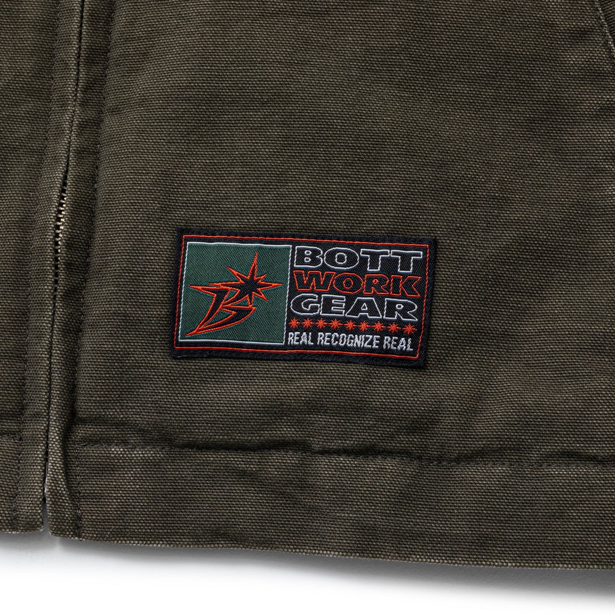 Leather Collar Work Jacket