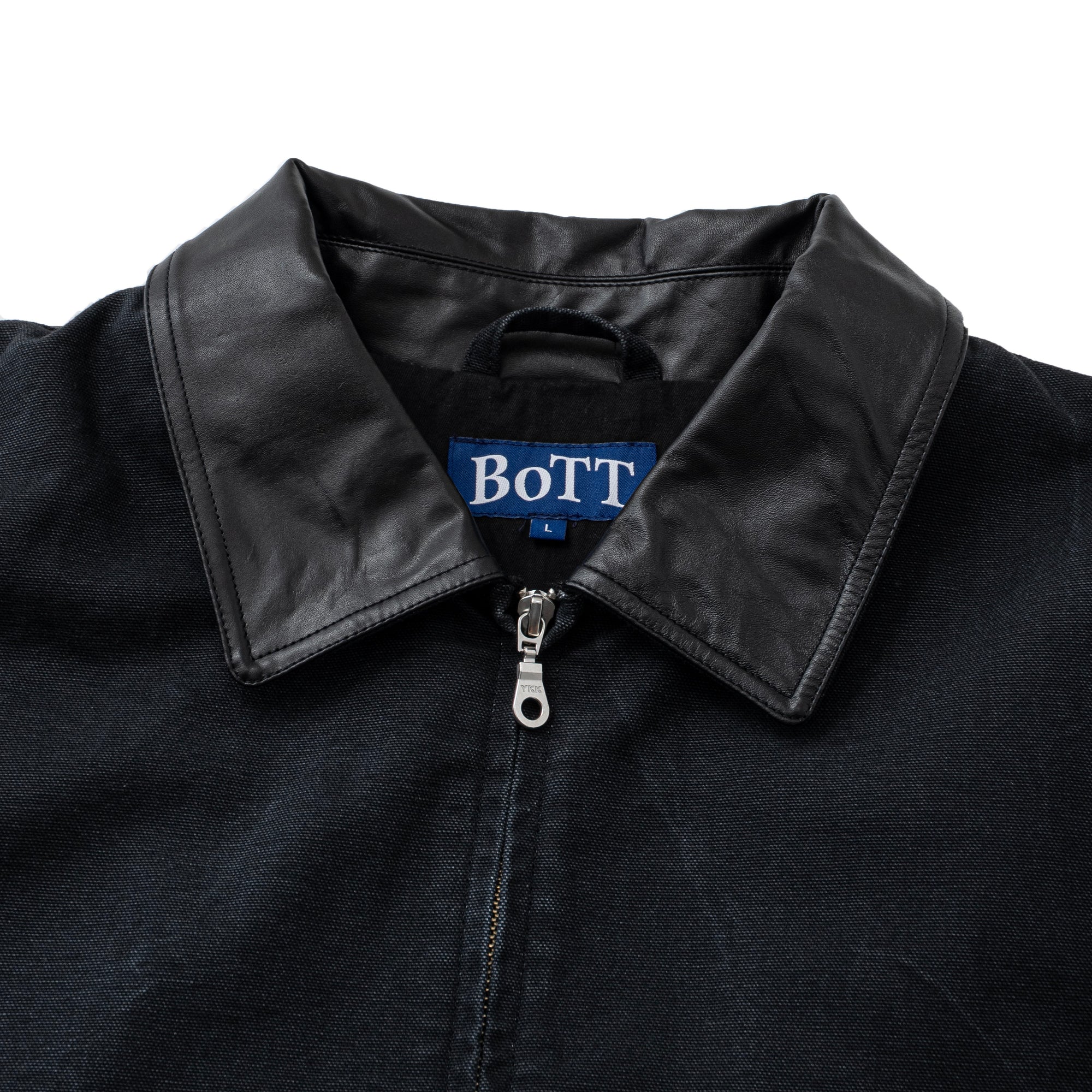 Leather Collar Work Jacket