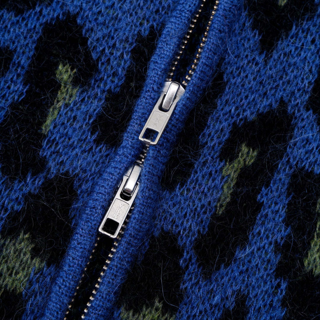 Leoparad Mohair Zip Knit