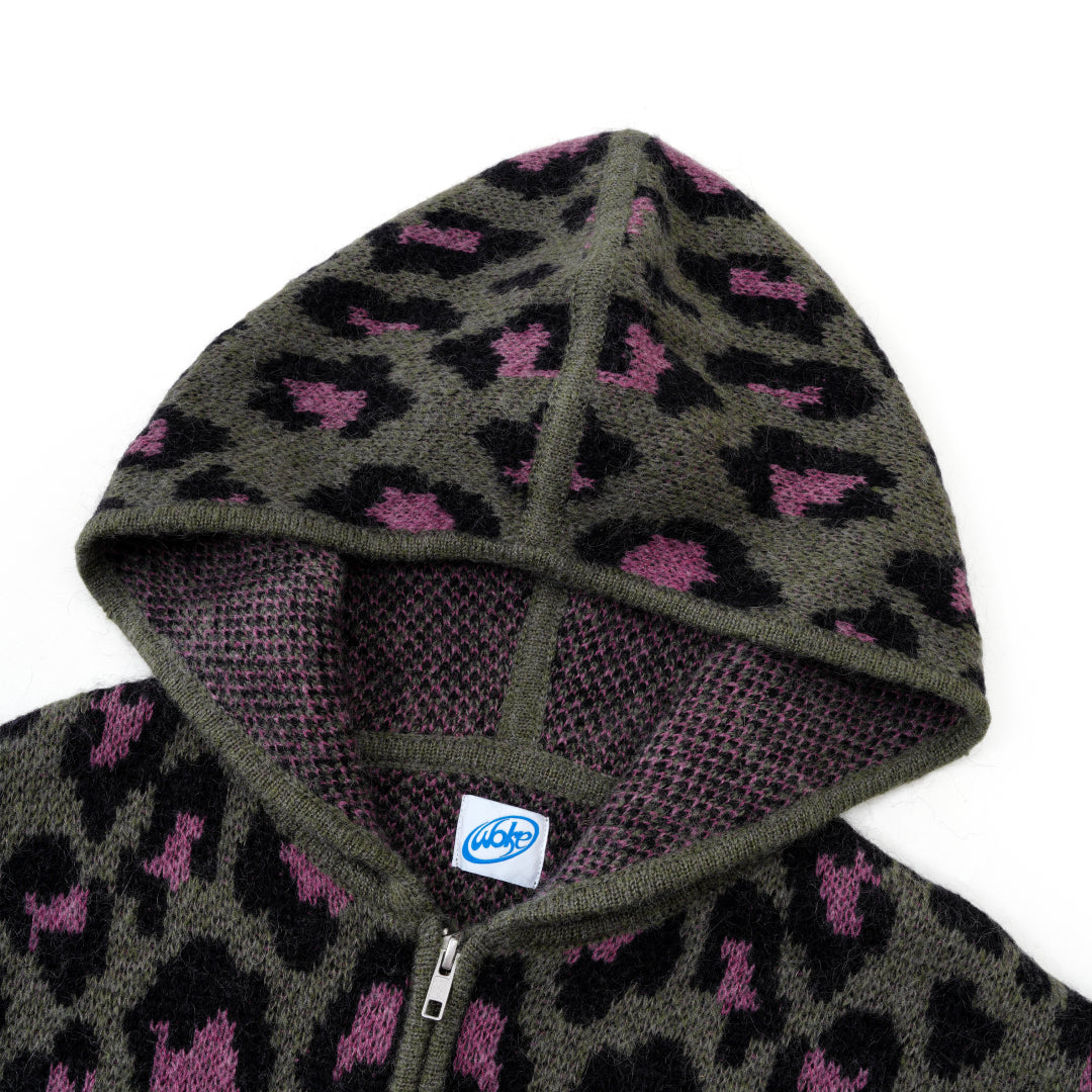Leoparad Mohair Zip Knit