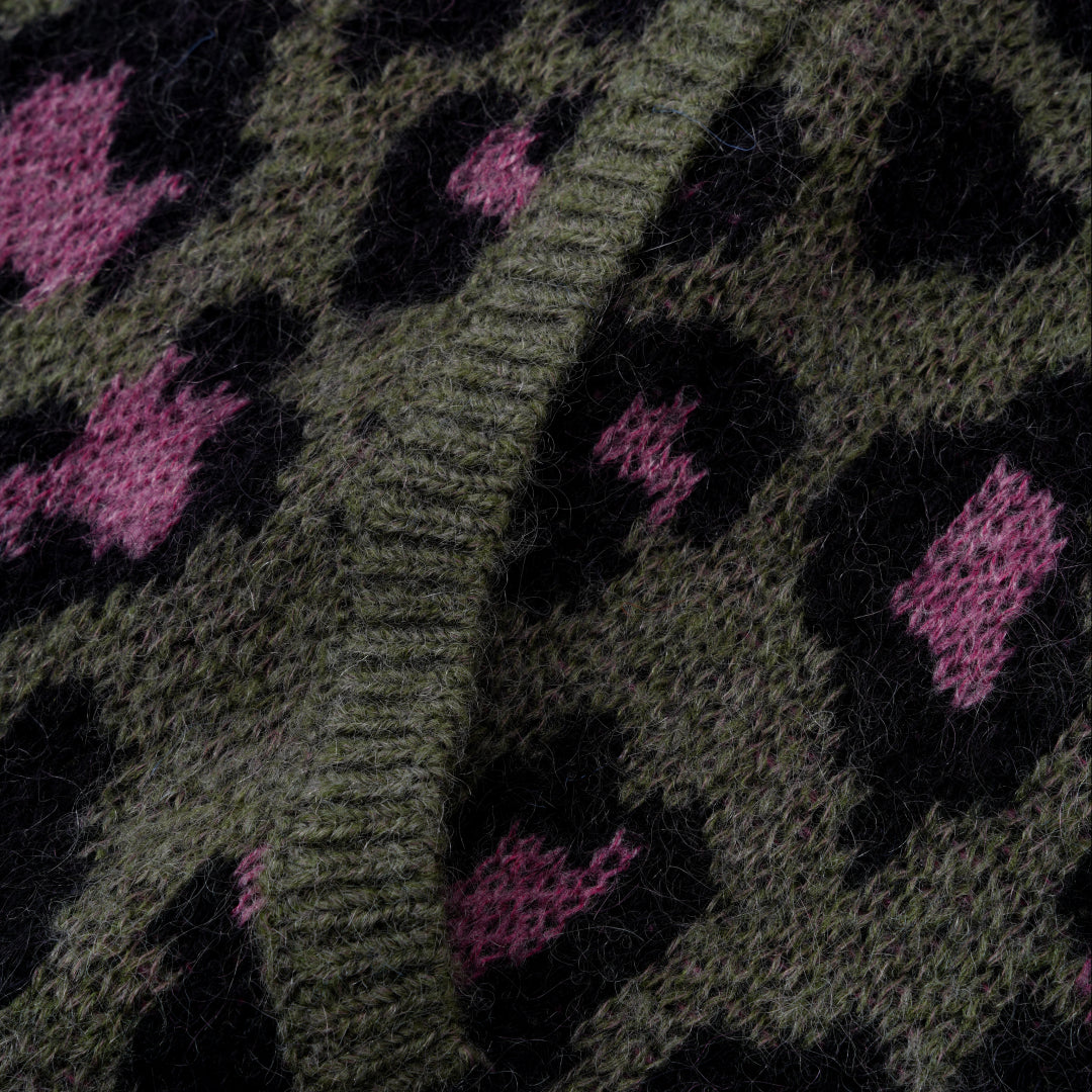 Leoparad Mohair Zip Knit