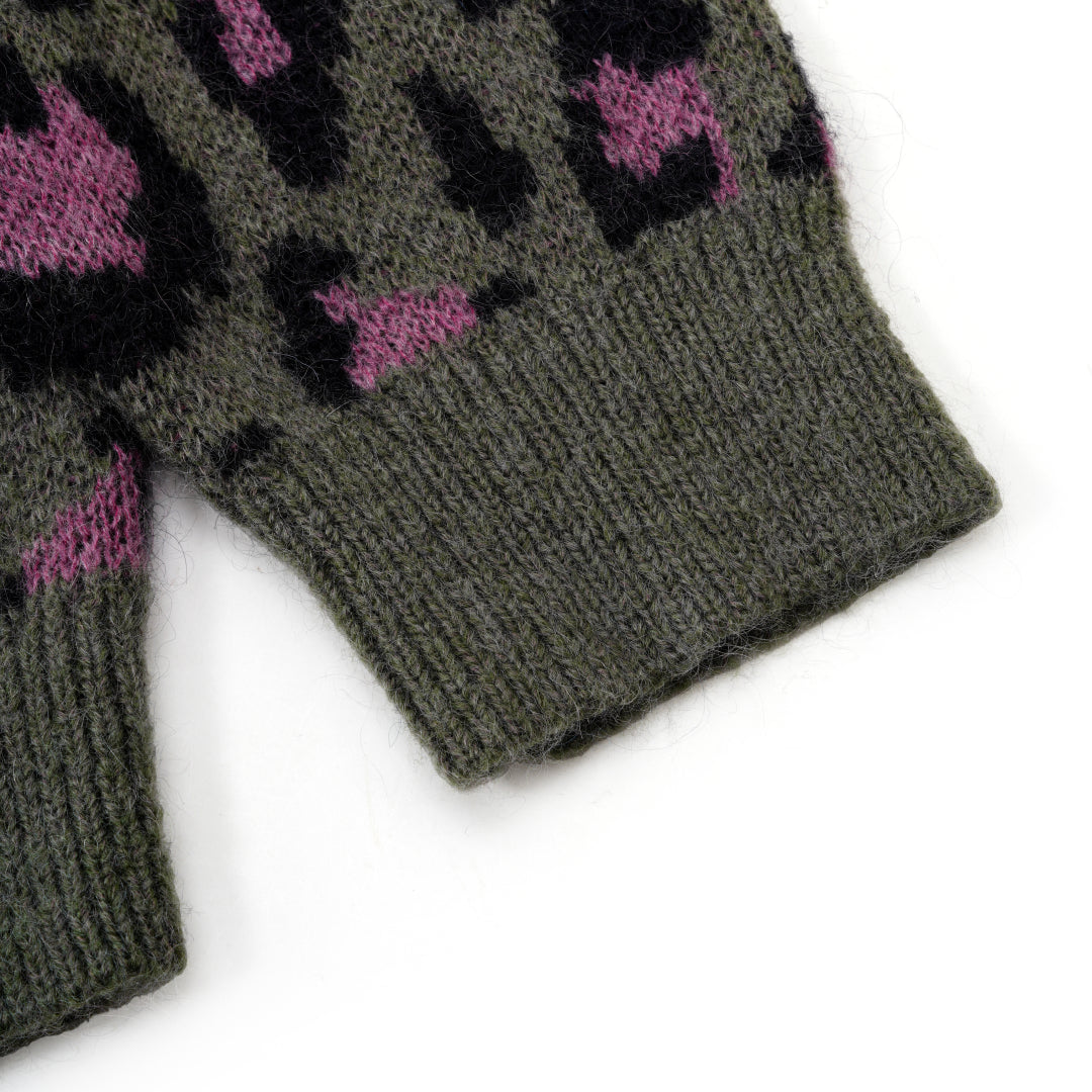 Leoparad Mohair Zip Knit