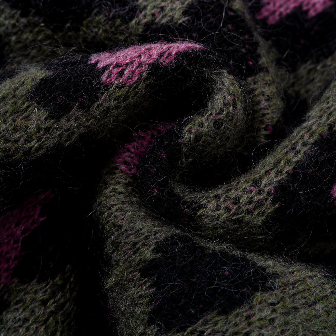 Leoparad Mohair Zip Knit