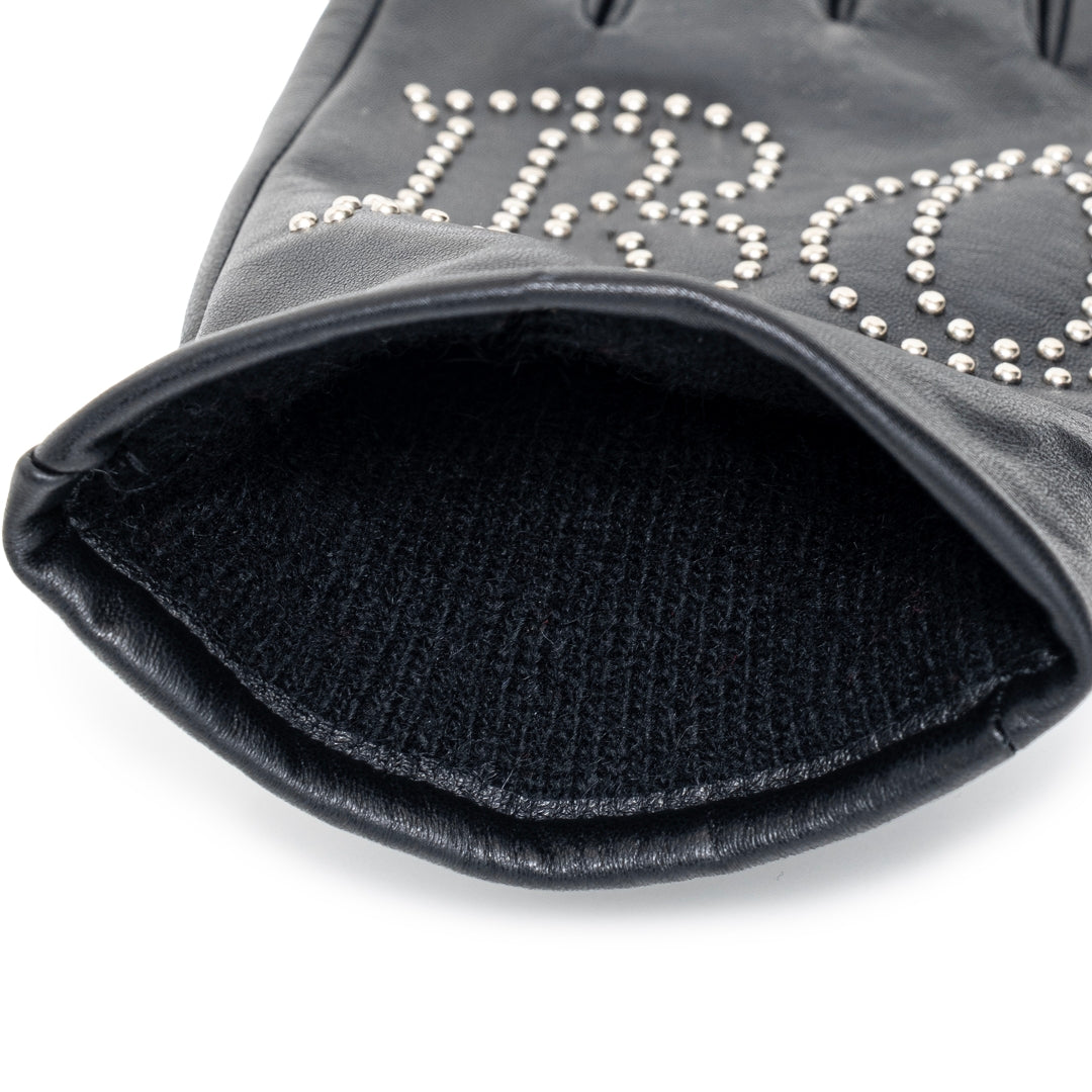 OG Logo Studded Leather Glove