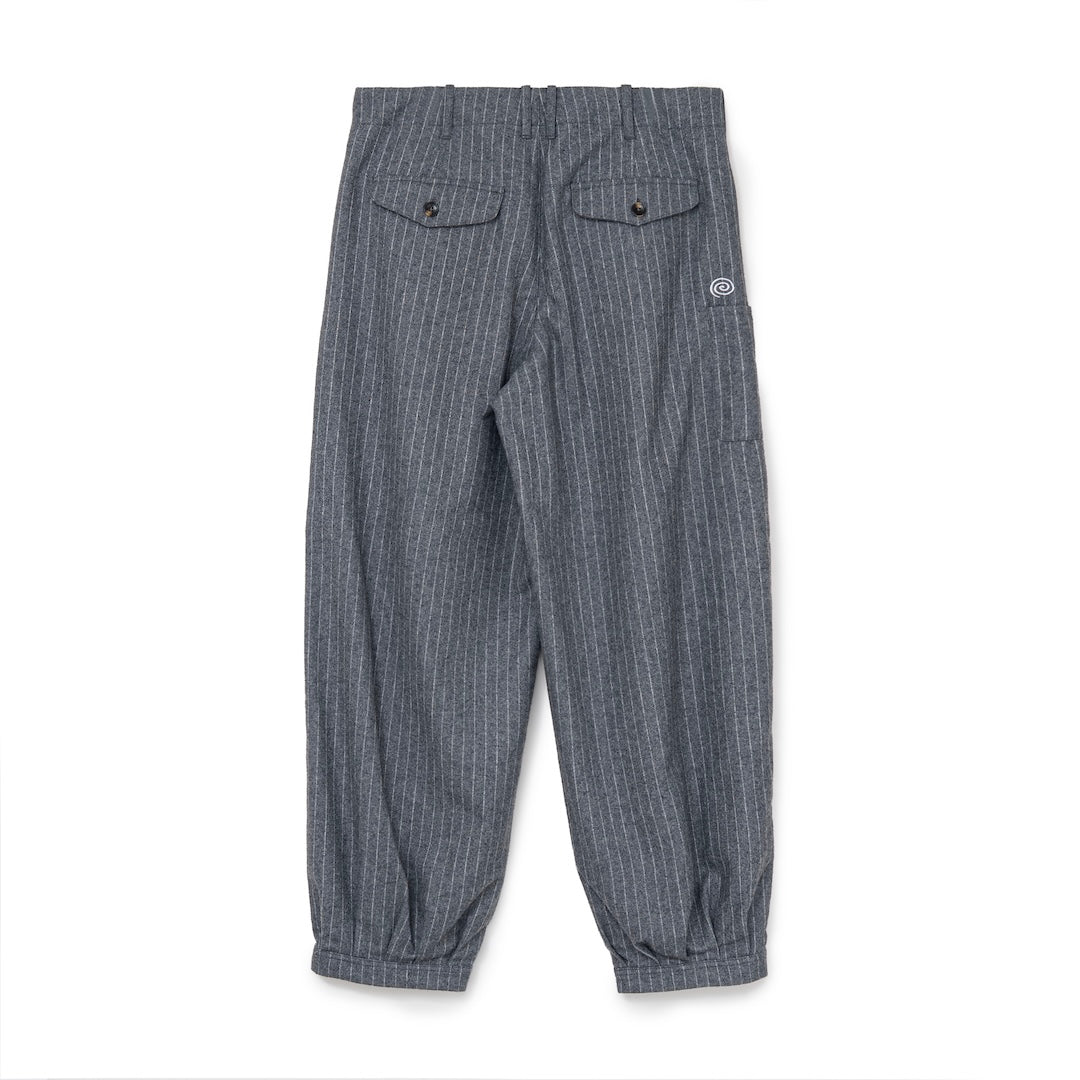 PIN-STRIPE BALLOON PANTS