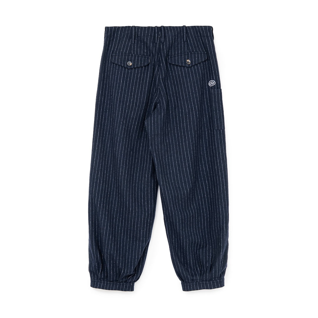 PIN-STRIPE BALLOON PANTS