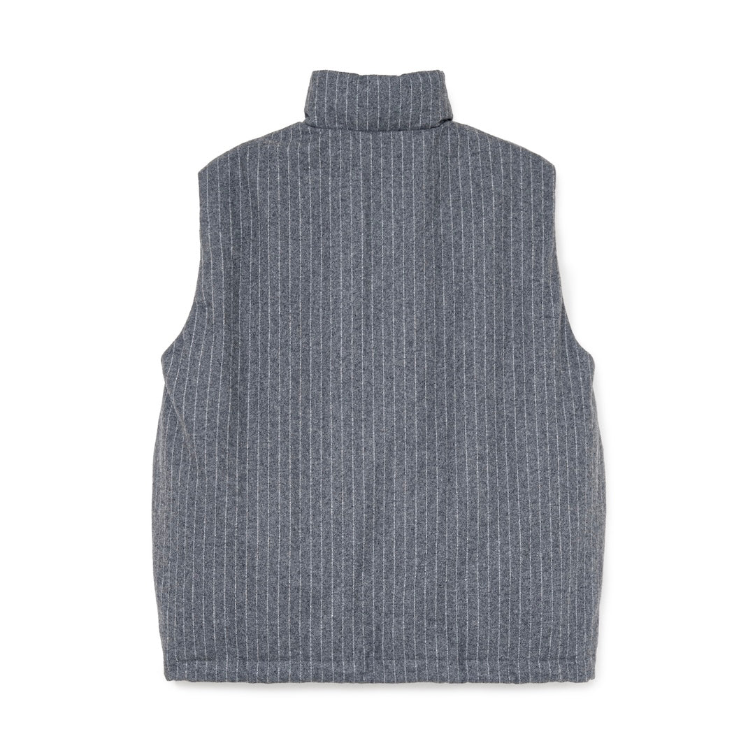 Pin-Stripe Padded Vest
