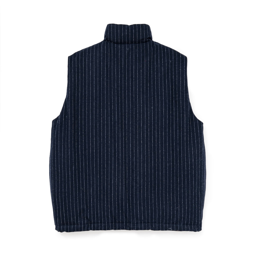 Pin-Stripe Padded Vest