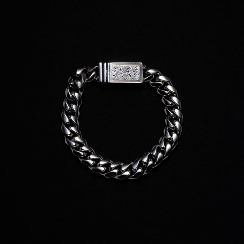 Engraved Box Clasp Bracelet