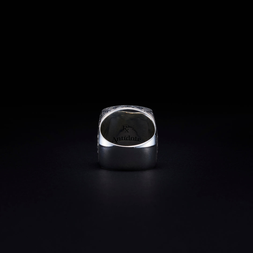 Engraved Mafia Ring