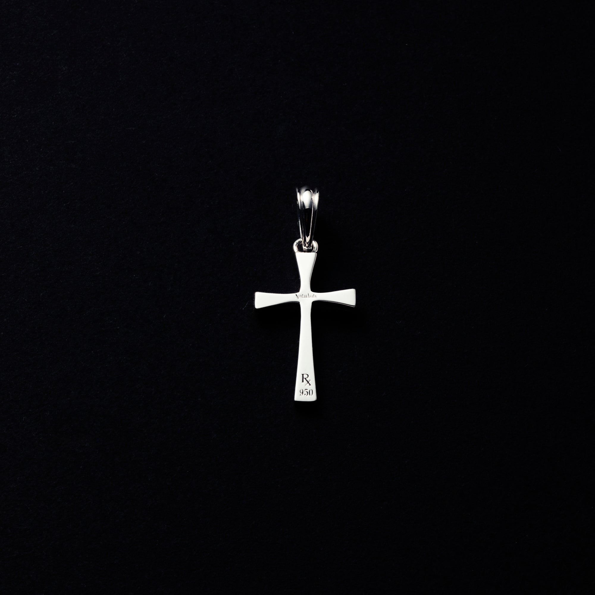 Engraved Tiny Cross Pendant