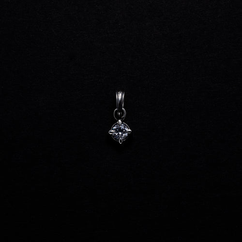 Engraved Cut Stone Pendant