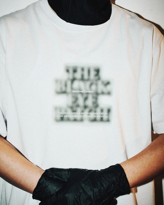 SENSITIVE CONTENT OG LABEL TEE