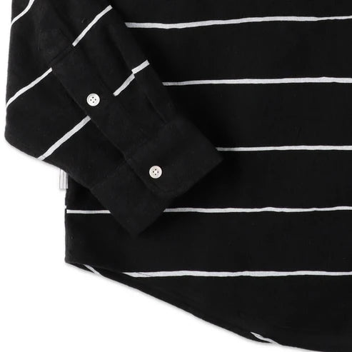 SIDE STRIPES NEL SHIRT