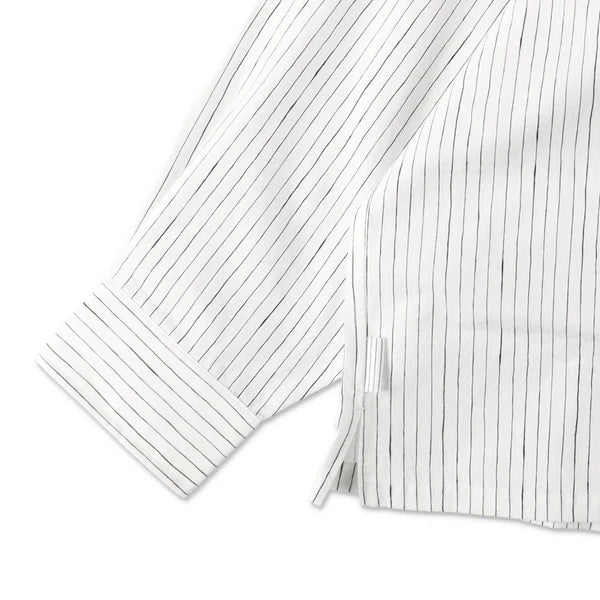 COTTON STRIPE SLIT SHIRT