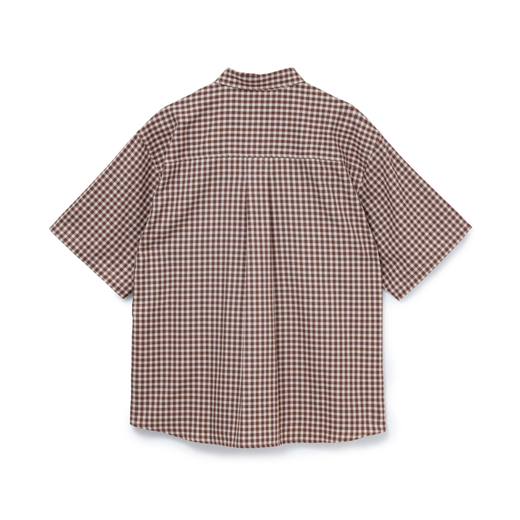 BoTT Multi Check S/S Shirt (Light Brown) ボットの正規