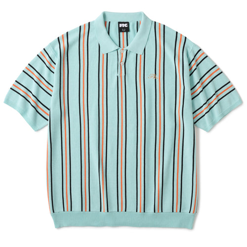 STRIPE KNIT POLO