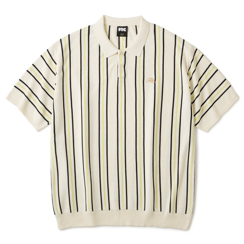 STRIPE KNIT POLO