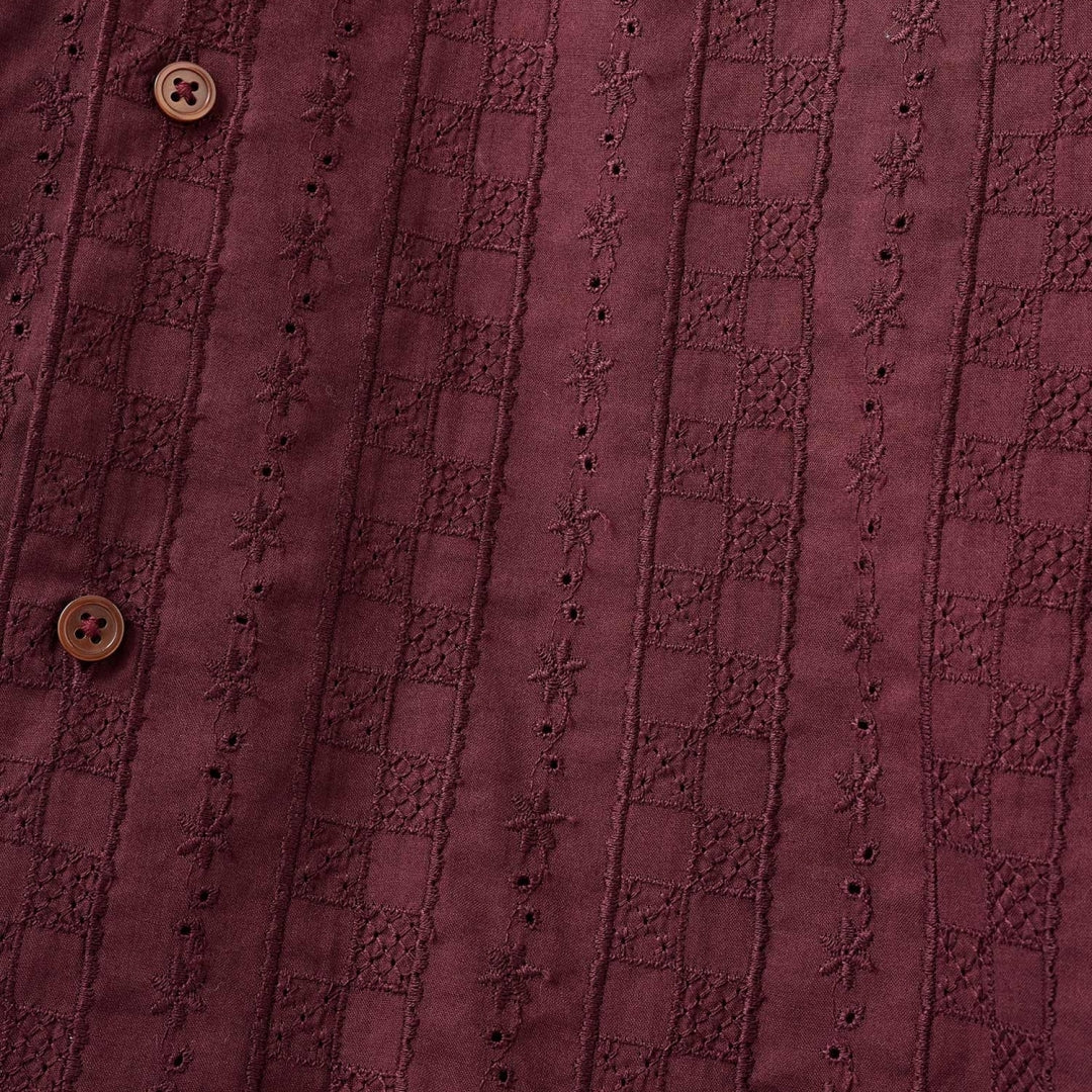 CHECKER LACE SHIRT