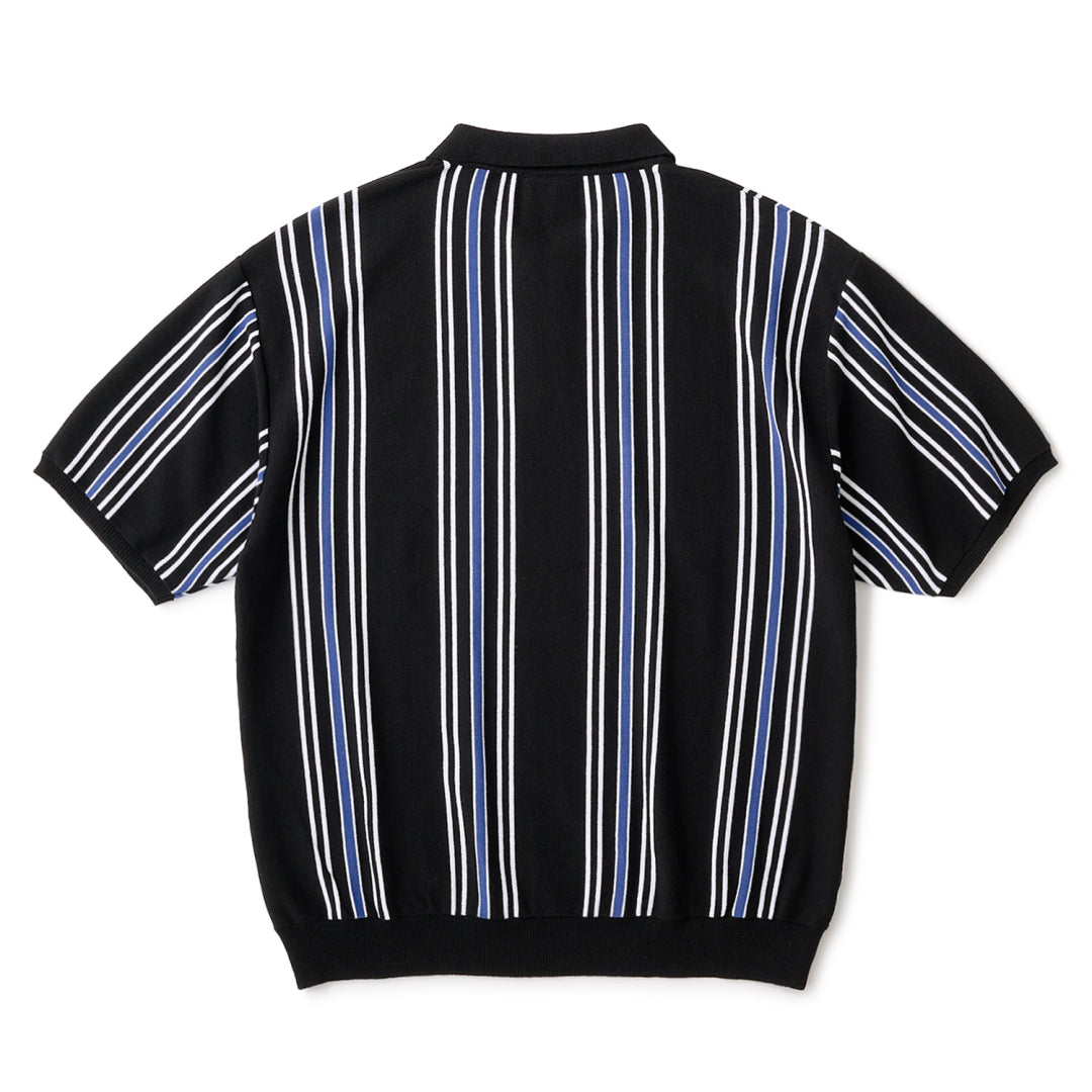 STRIPE KNIT POLO