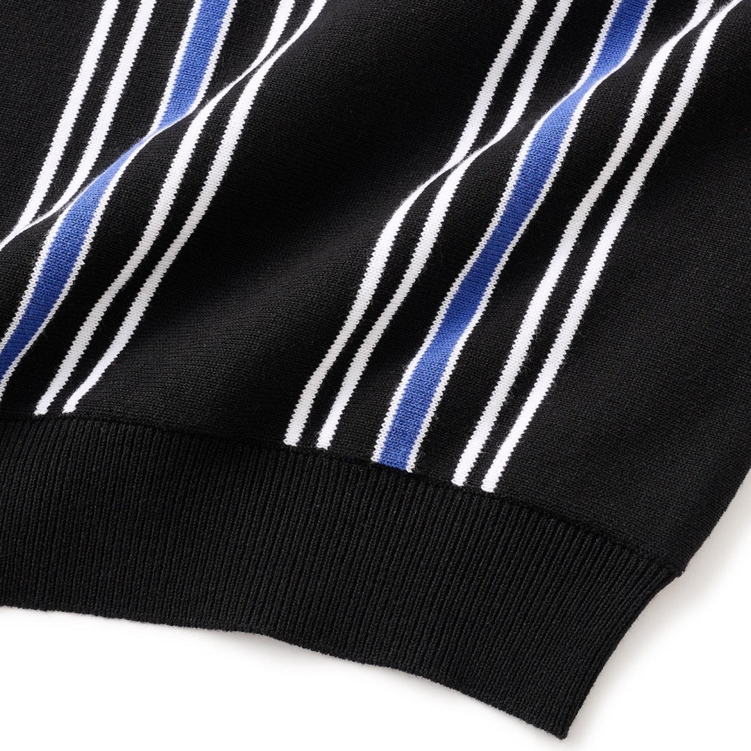 STRIPE KNIT POLO