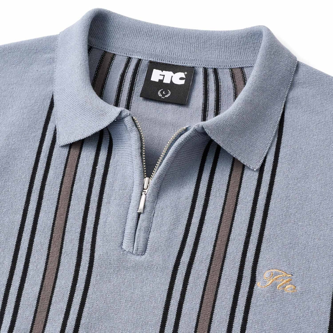 STRIPE KNIT POLO