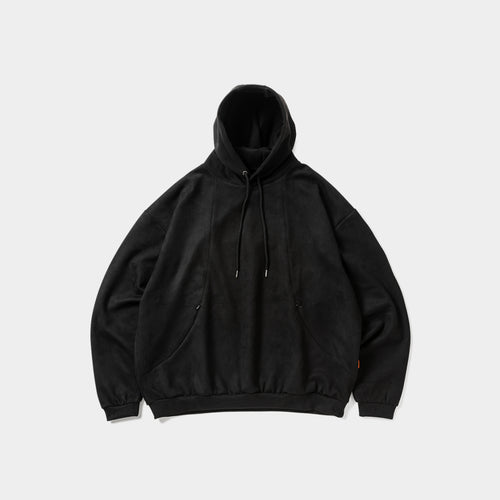 SUEDE HOODIE