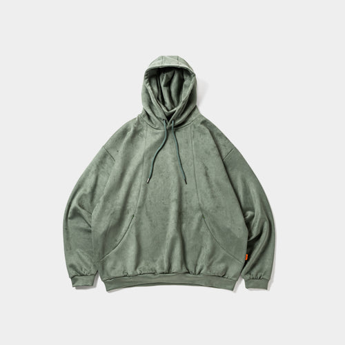 SUEDE HOODIE