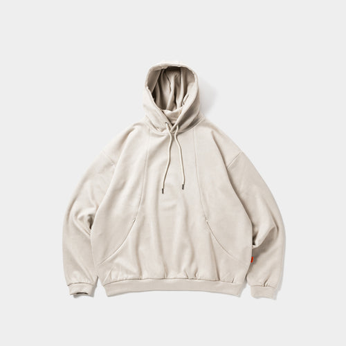 SUEDE HOODIE