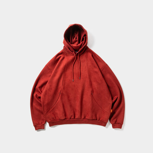 SUEDE HOODIE